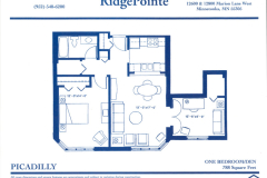 West Building - 1BR/Den/1BA - Ridge Pointe Senior Living