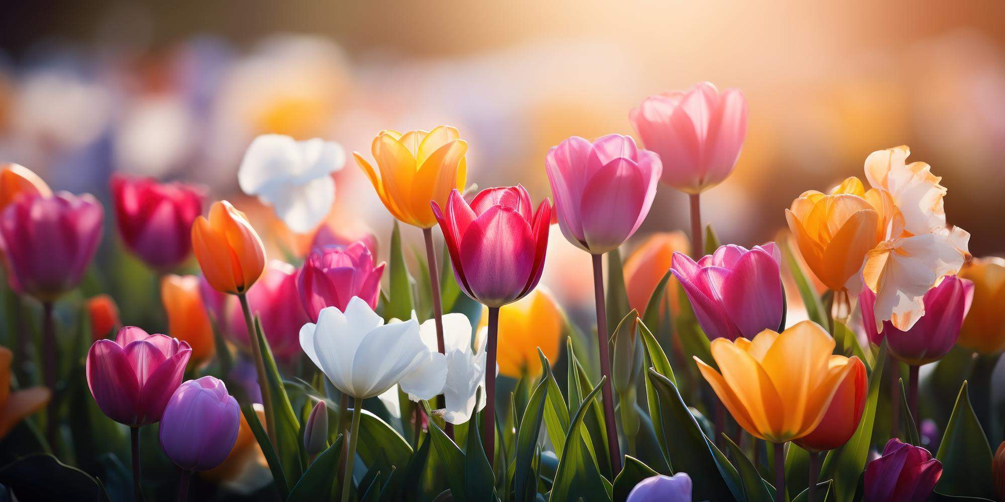 Blooming Tulip Patch